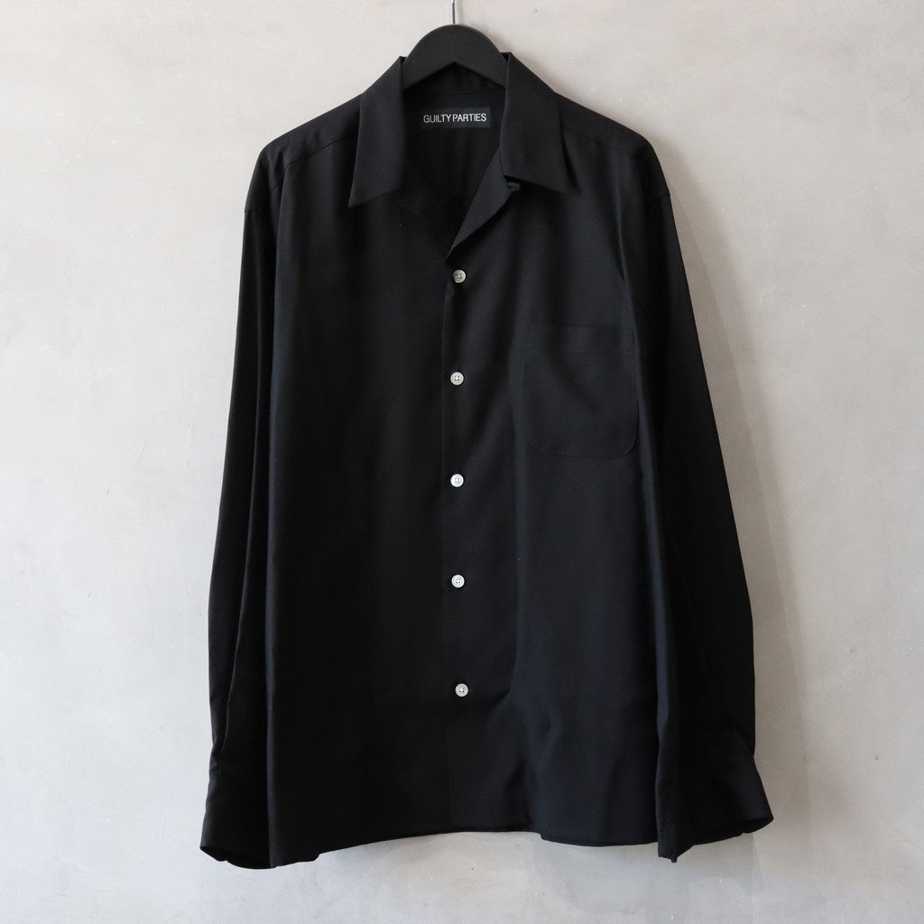 50'S SHIRT L/S ( TYPE-1 ) #BLACK [24FW-WMS-OC10]_WACKO MARIA