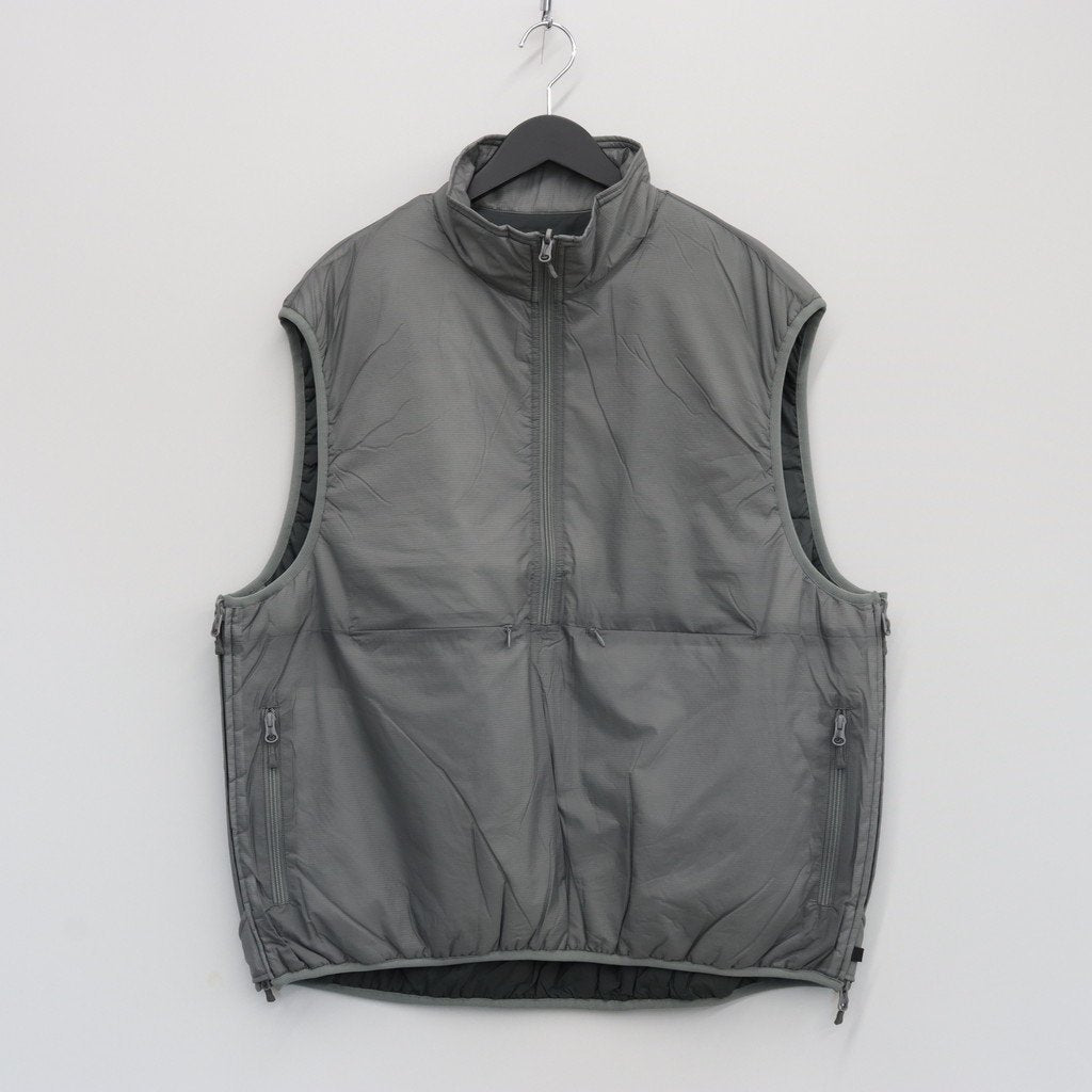 TECH REVERSIBLE PULLOVER PUFF VEST #GRAY [BJ-23023W]_DAIWA PIER39