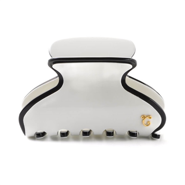 ベーシックバイカラー バンスクリップ M(ダブルホワイト) | バンス