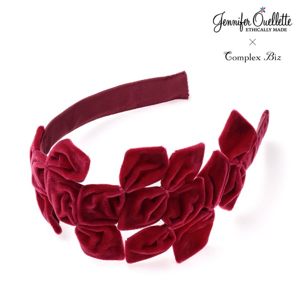 Jennifer Ouellette×Complex Biz リボンアシンメトリー フレキシ