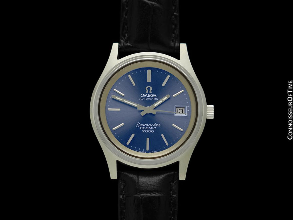 1973 Omega Seamaster Cosmic 2000 Vintage Retro Mens Dive Watch