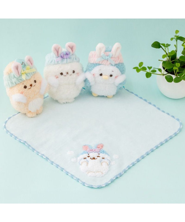 しろたん ミニタオル 《洗顔柄》もこもこアワー / Mother garden