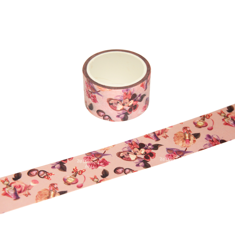 おとなのディズニー雑貨 ミニー マスキングテープ24mm ピレアグラウカ