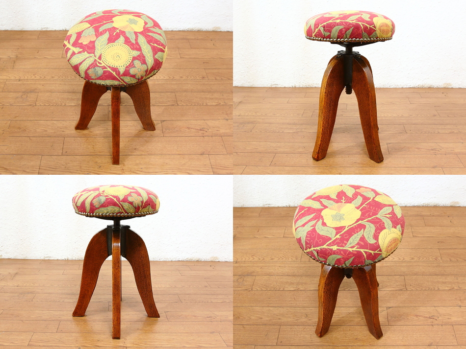 和骨董WA-COTTOO SHOWA-RETROスタイル 丸椅子MARUISUスツール