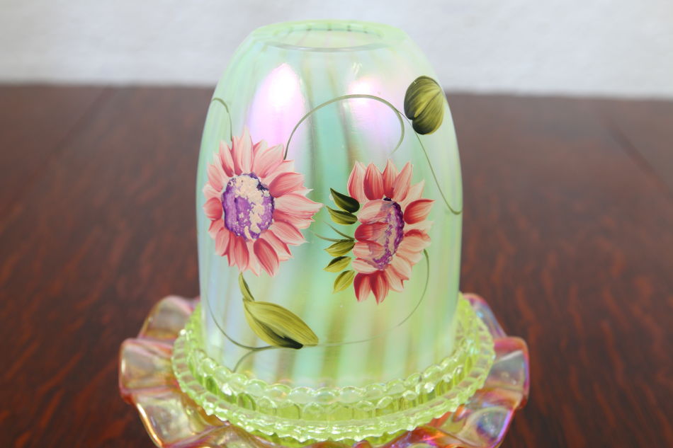 Fentonフェントン ヴァセリン/オパールセントガラス フェアリーランプ