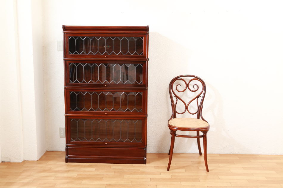 グローブヴェルニッケ社スタッキングブックケースイギリスアンティーク