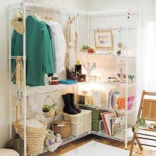 エレクターのスチールラック｜ベーシックシリーズ ウッドシェルフ 天板