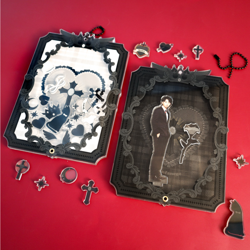 ゴシックチェックアクリルフレーム レッド| FUKUYA ONLINE フクヤ