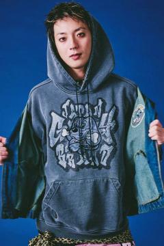 GALFY (ガルフィー) 二代目暴走犬パーカー WHITE / ロックファッション