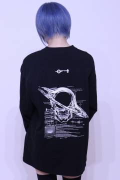GALFY (ガルフィー) ビリビリボーダー ロンTee BLACK/GRAY / ロック