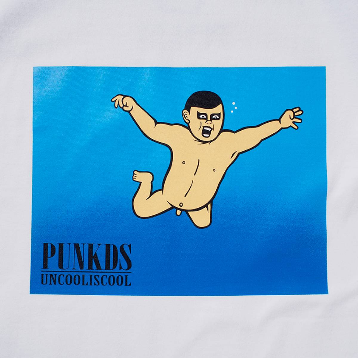 PUNK DRUNKERS (パンクドランカーズ) あいつ遊泳TEE - WHITE / ロック