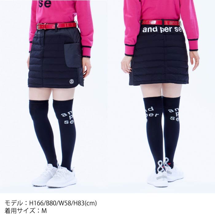 and per se アンパスィ レディース エナジーコクーン中綿スカート
