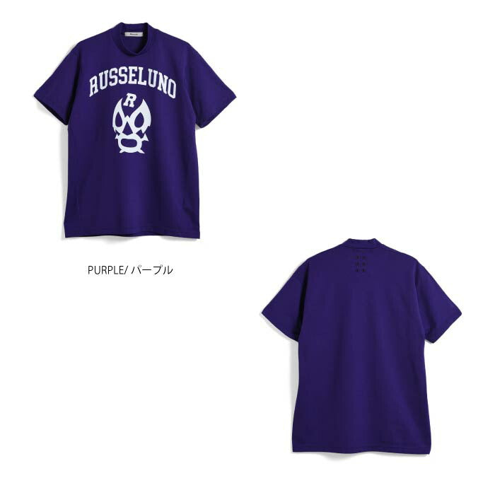 Russeluno ラッセルノ ゴルフウェア メンズ COLLEGE S/S MOCKNECK 半袖