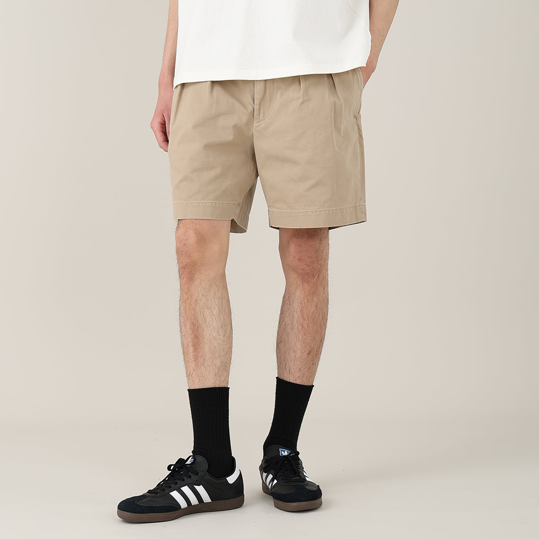 ポロ ラルフ ローレン】リラックスド フィット プリーテッド チノ