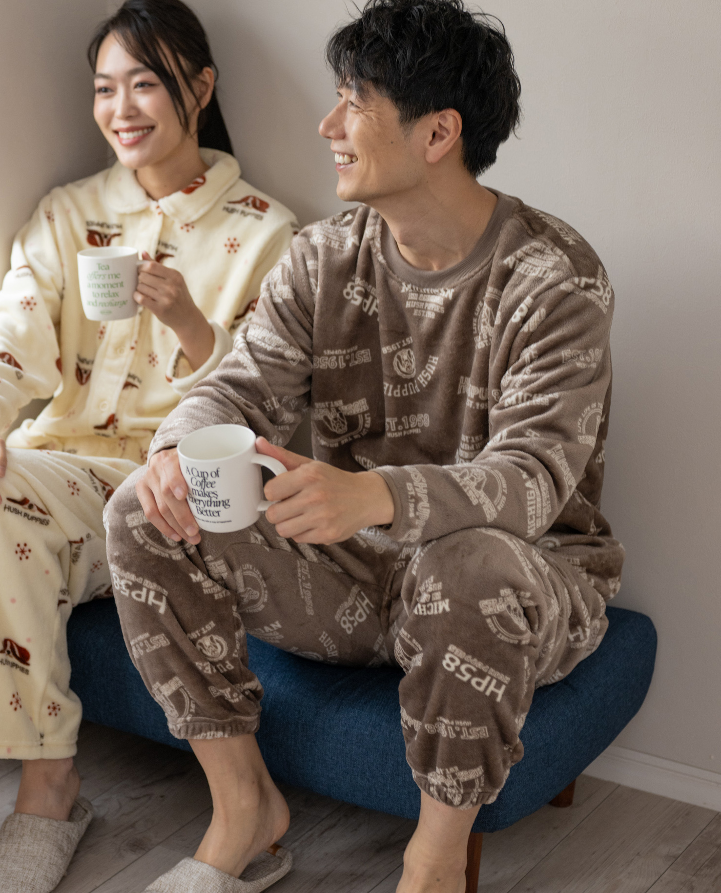 ふわっとフリーススウェット上下セットA - ハッシュパピーアパレル公式