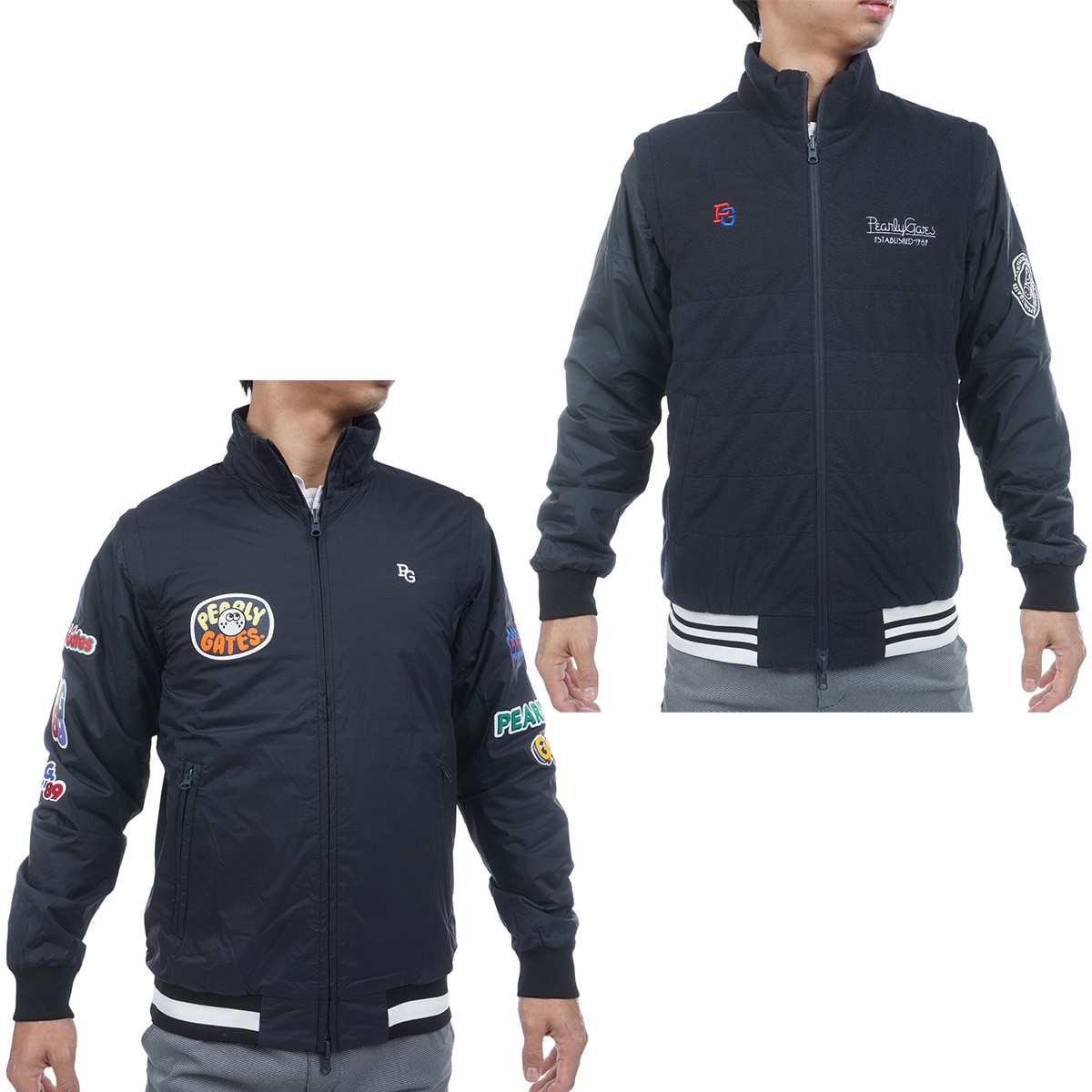 リバーシブル ストレッチリップストップ×超カルイシ 4WAYフルジップ