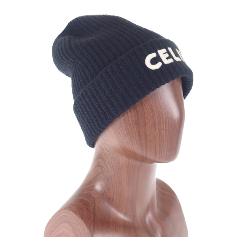 セリーヌ CELINE ニット帽 リブ編み 2A25R535Q.38NO ニットキャップ