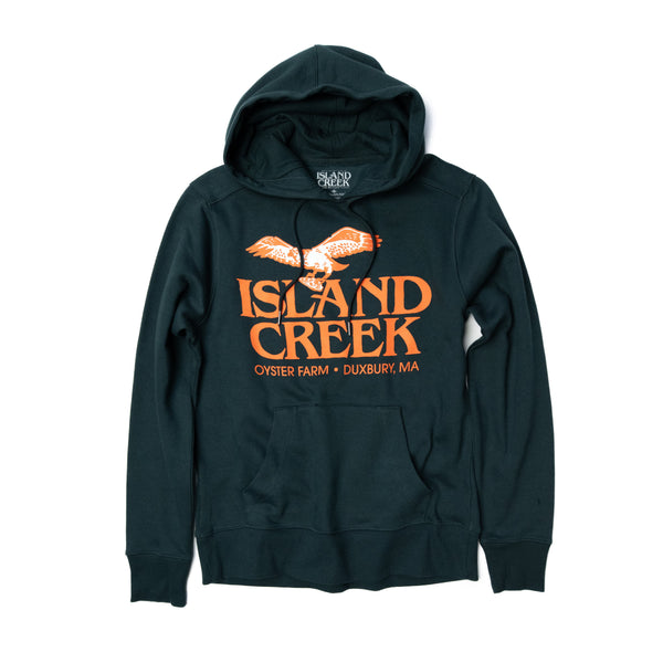 Island Creek Rainforest Green Osprey Logo Hoodie - Island Creek