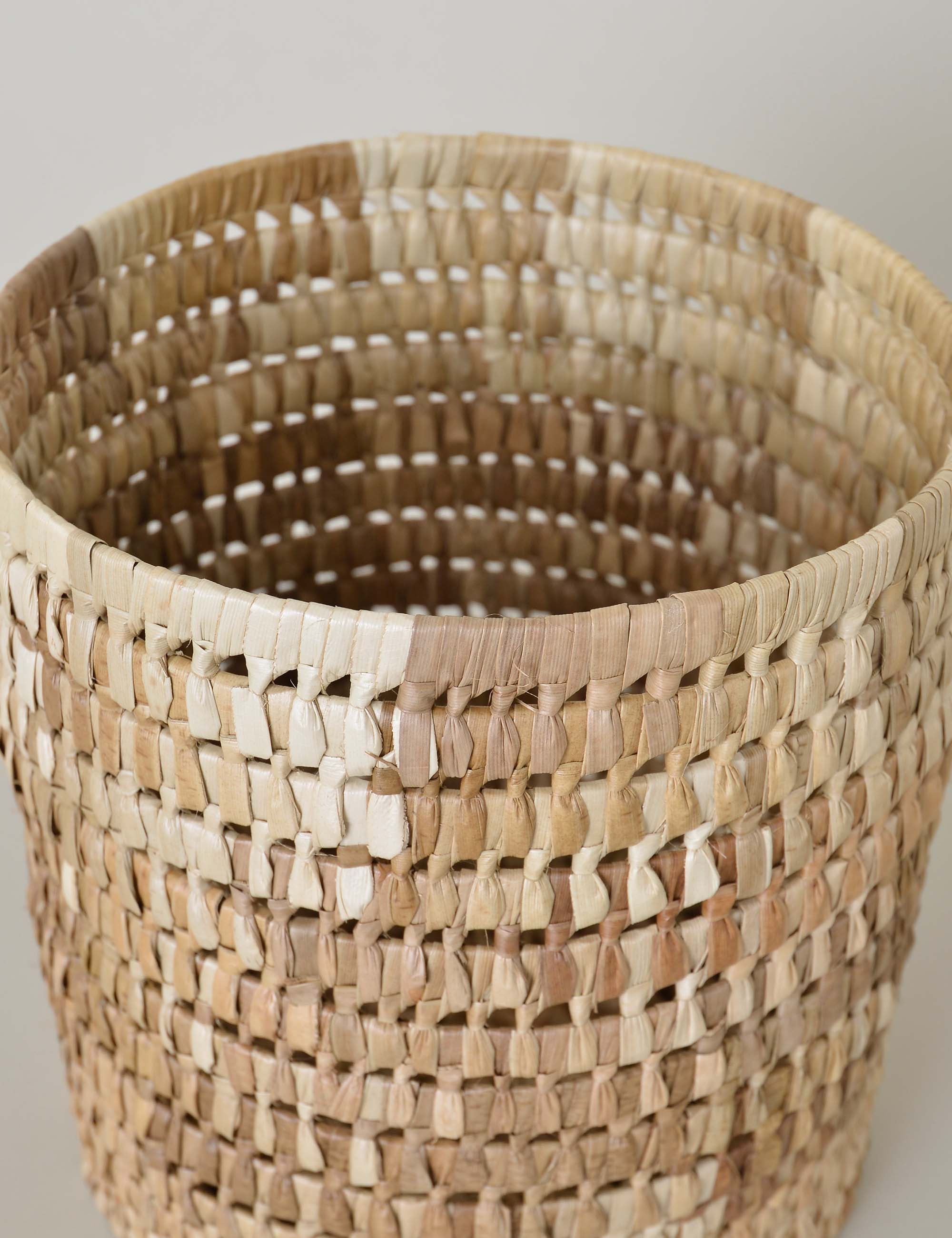 パンダンの葉の蓋付きかご / ババグーリ | ヨーガンレール ババグーリ