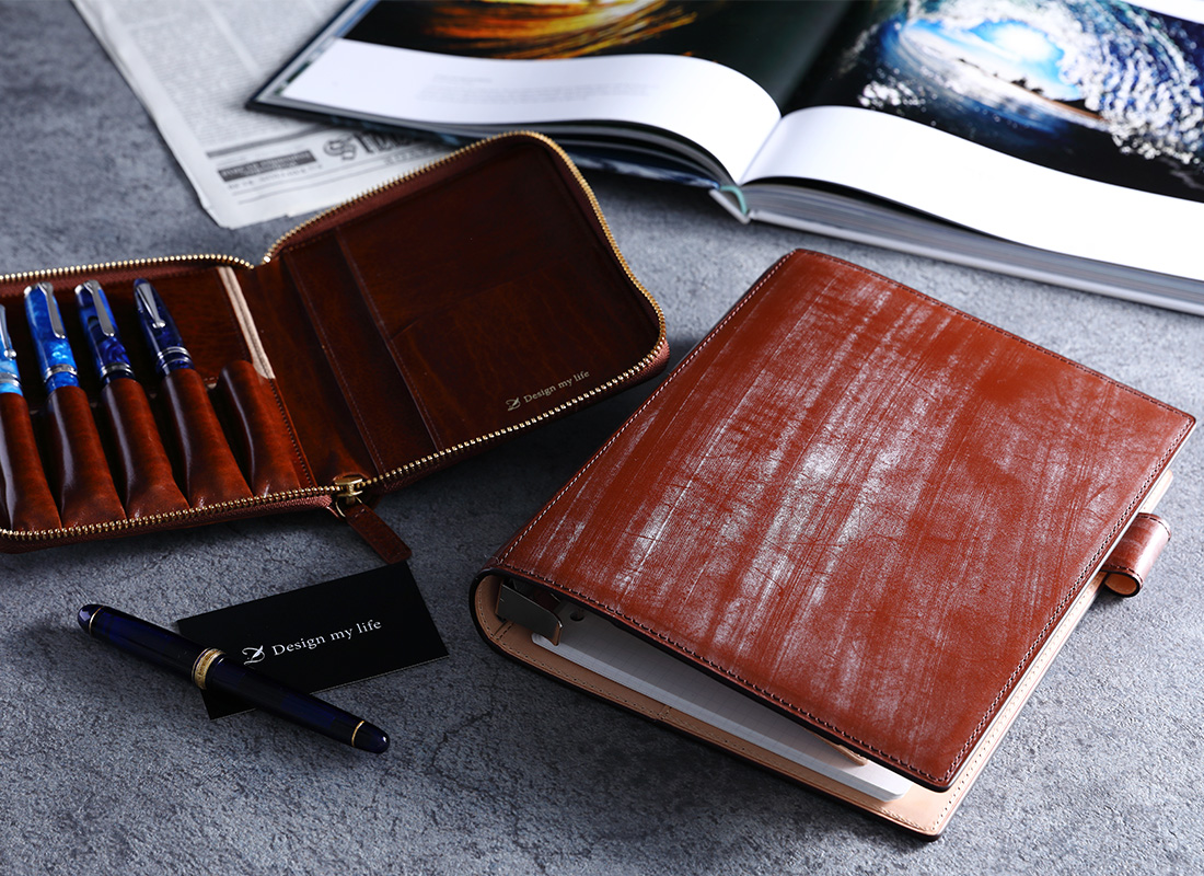 ブライドルレザー・ルーズリーフバインダー（A5） | 10年使い続け