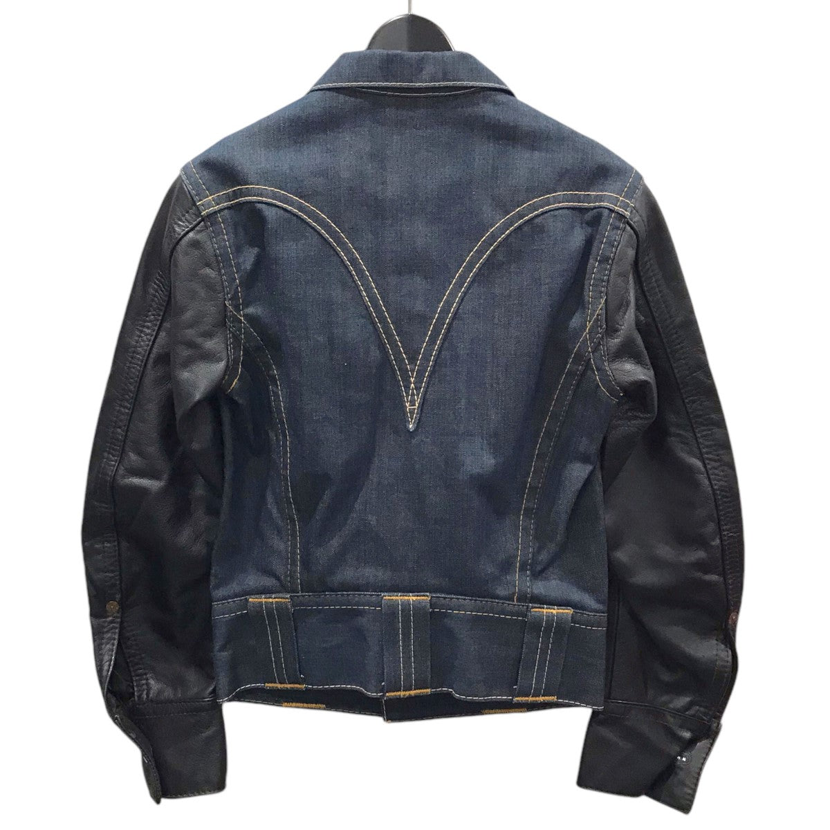 LEVI'S RED(リーバイスレッド) 02AW 袖レザーデニムジャケット TYPE 4