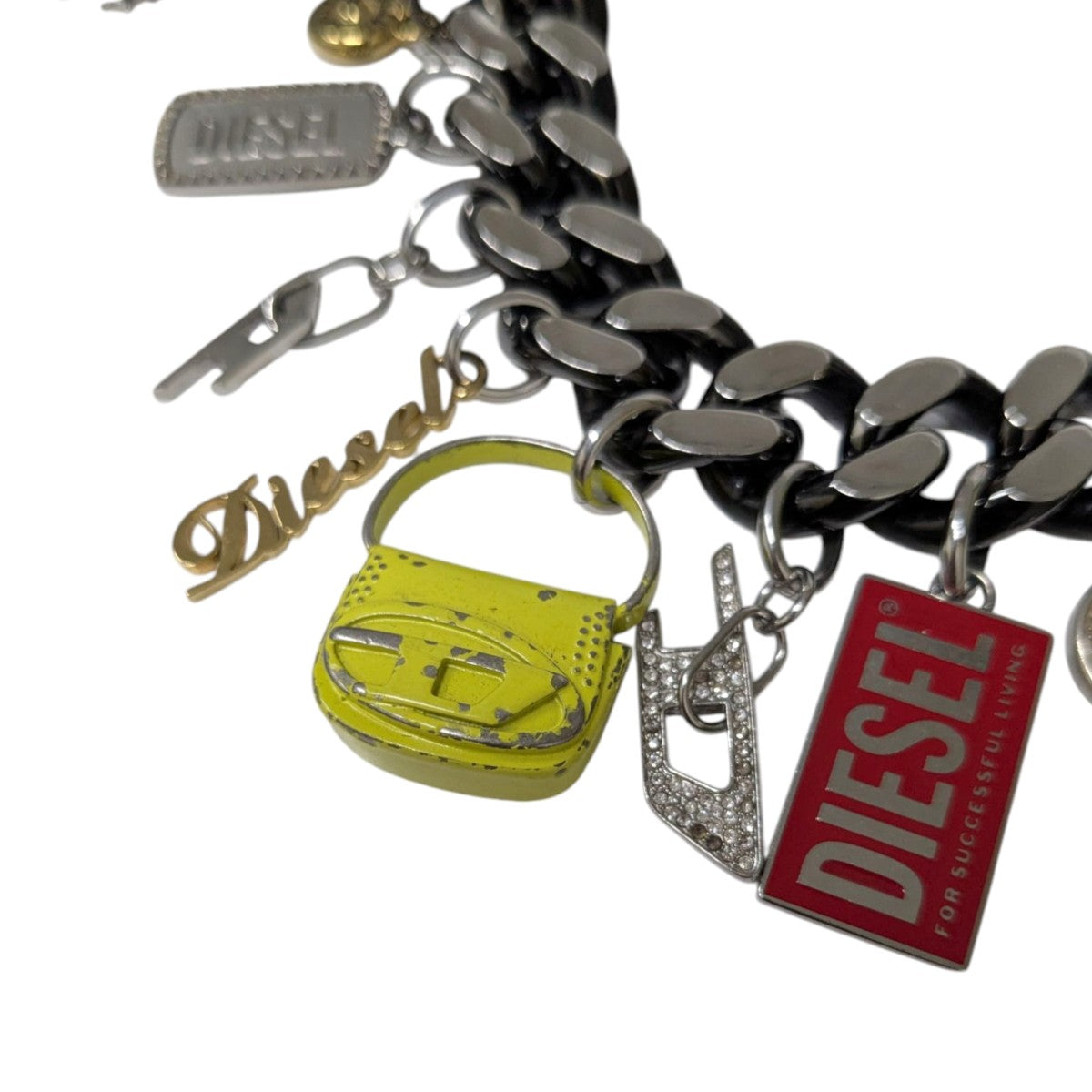 DIESEL(ディーゼル) ネックレスDX1522 DX1522 シルバー×マルチカラー