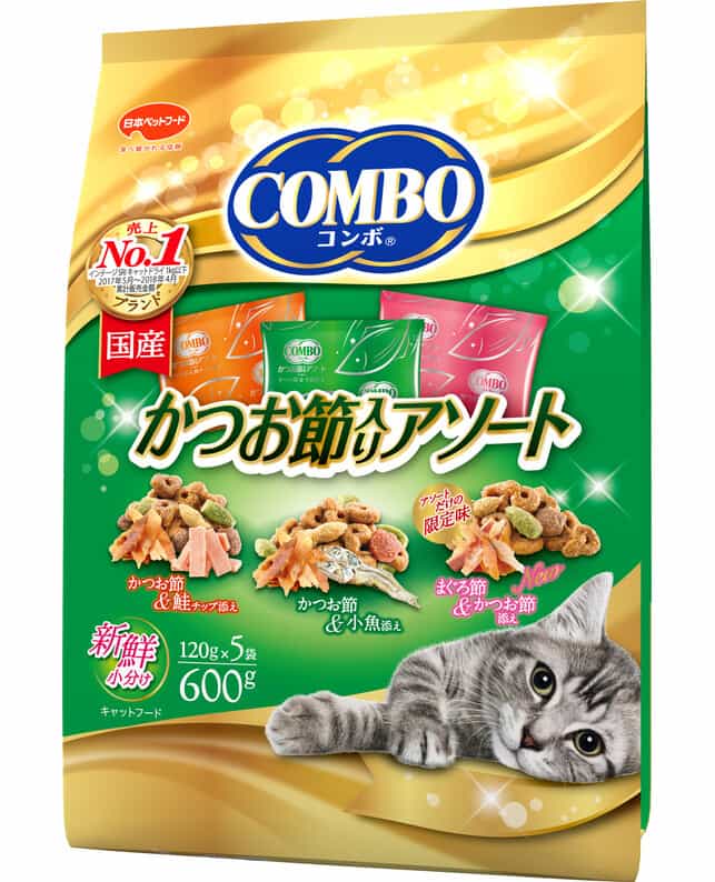 日本ペットフード コンボ キャット かつお節入りアソート 600g
