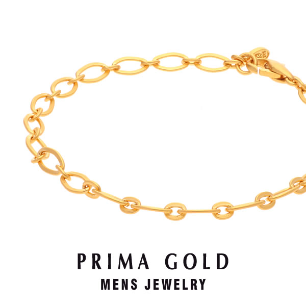 楽天市場】純金 ブレスレット アズキ メンズ 男性 イエローゴールド