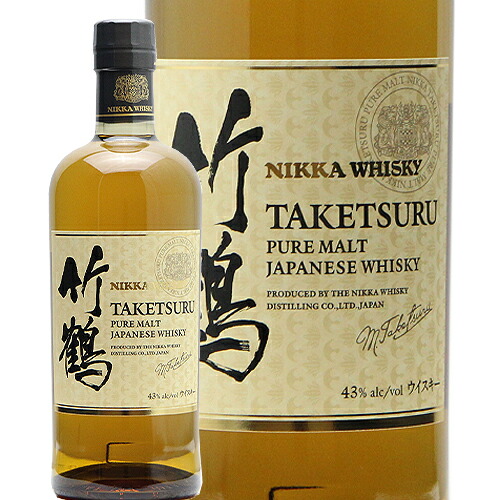 楽天市場】竹鶴ピュアモルト 700ml［専用カートン付き］ 43％ニッカ