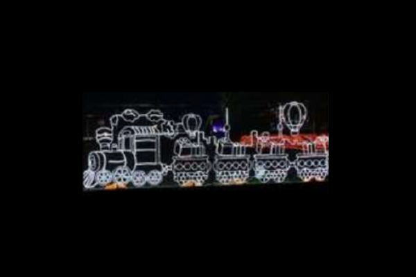 楽天市場】イルミネーション 機関車イルミネーションレッド イエロー