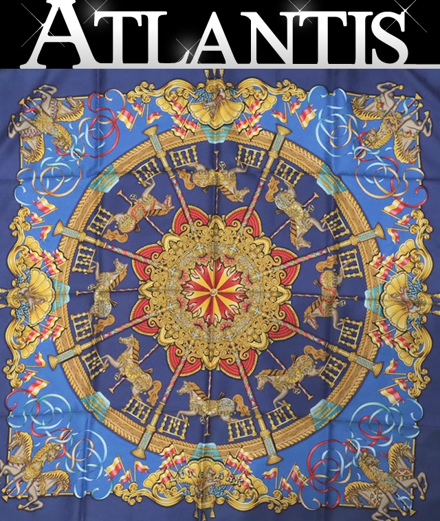 楽天市場】【アパレル】HERMES エルメス カレ90 スカーフ 大判スカーフ