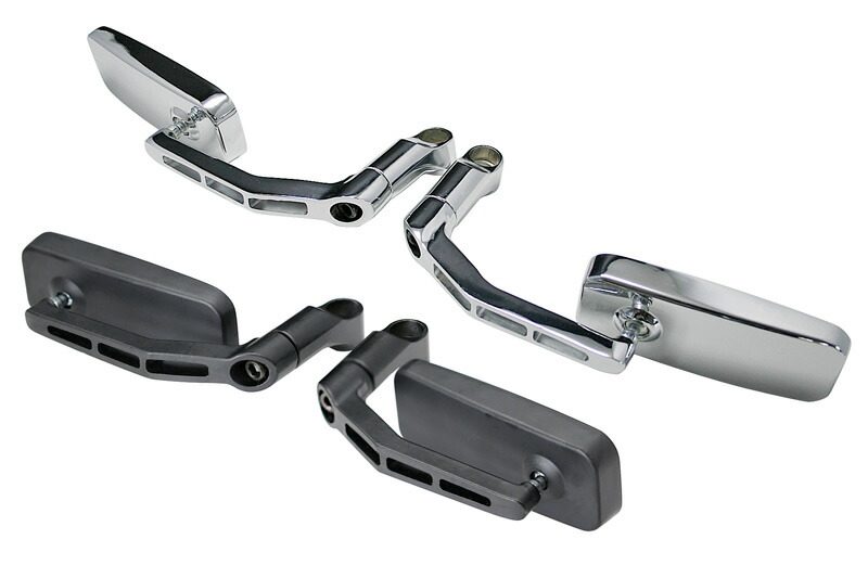 楽天市場】バイクミラー バレンミラー S-Type ホリゾン マットブラック