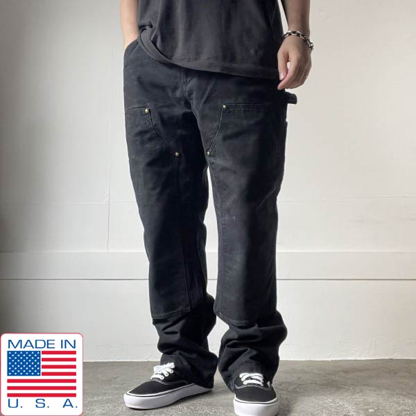 楽天市場】carhartt ダック ペインターパンツ フェード ブラック 実寸