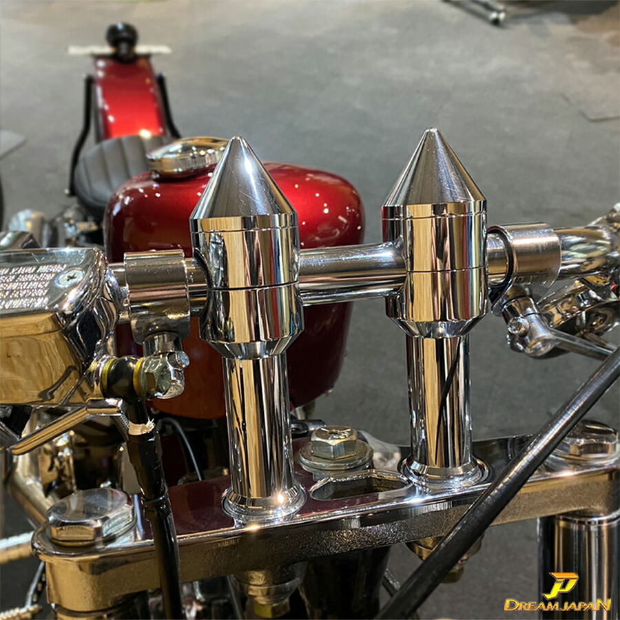 楽天市場】ハンドルポスト ライザー 4インチ 100mmアップ ハンドル1