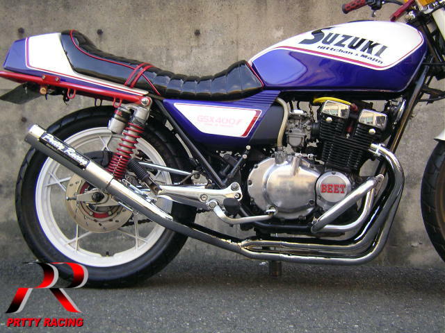 楽天市場】SUZUKI GSX400FS 分割式 42.7π (改タイプ2) PRETTY管