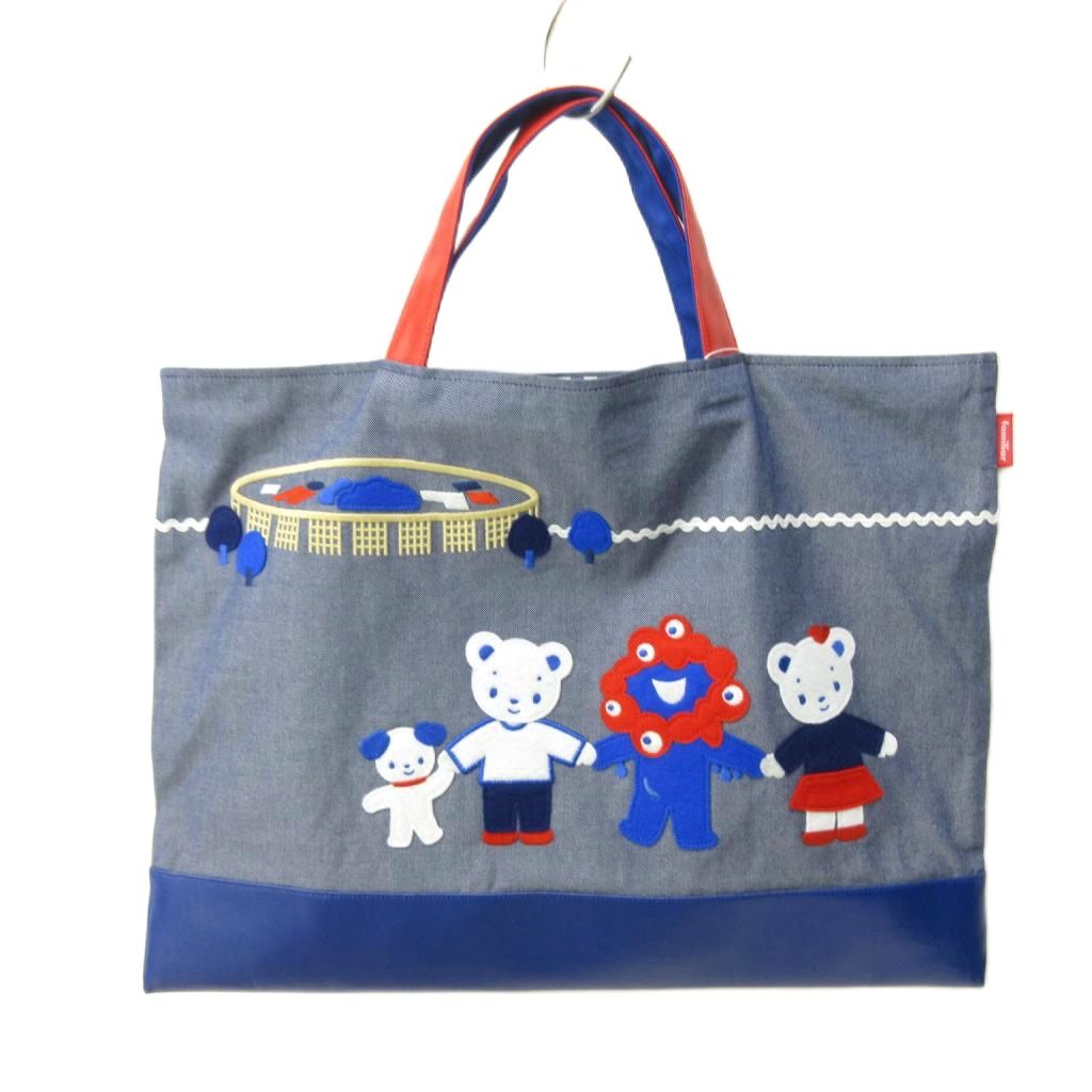楽天市場】【中古】familiar(ファミリア) トートバッグ 熊/魚/潜水艦
