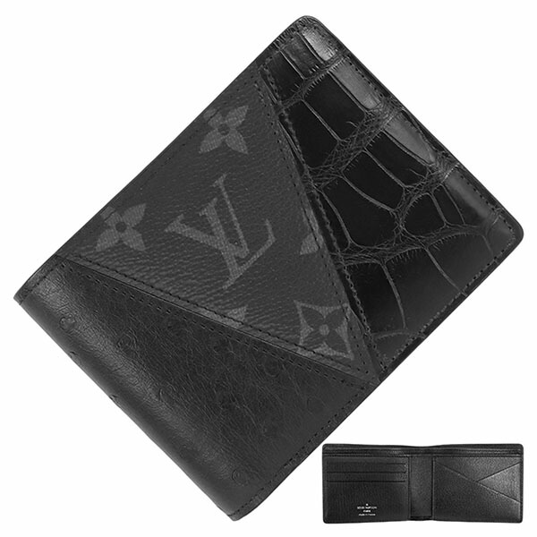 楽天市場】【新品】 ルイヴィトン 二つ折り財布 札入れ 小銭入れなし