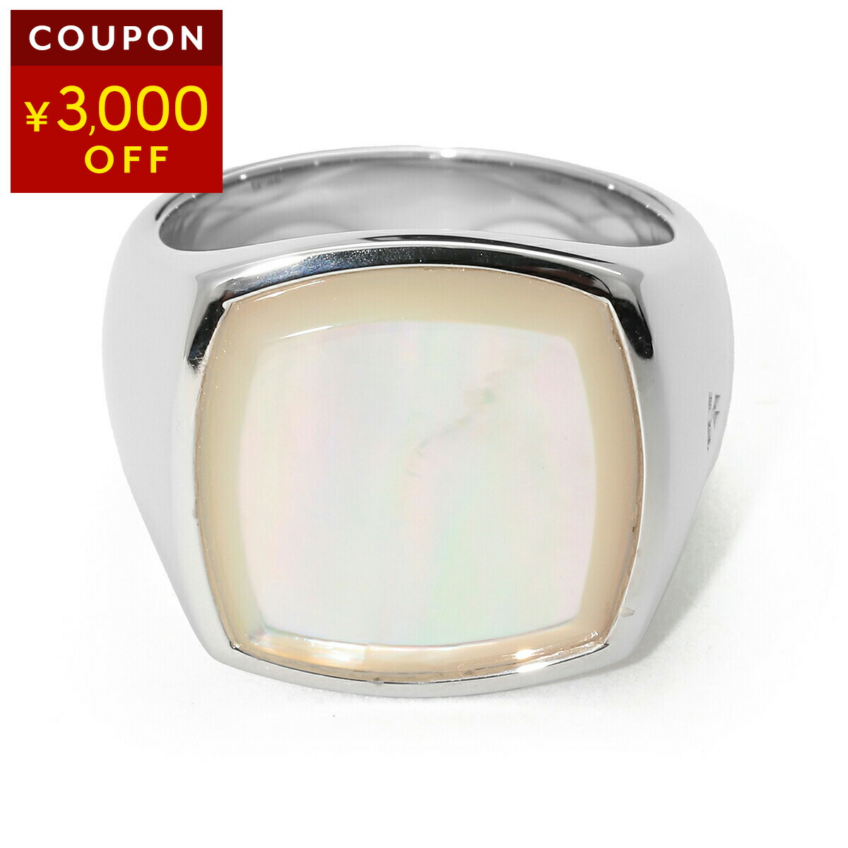 楽天市場】トムウッド TOM WOOD リング 指輪 CUSHION WHITE MOP