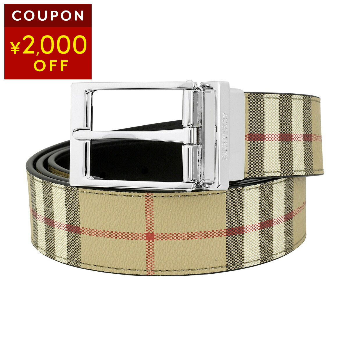 楽天市場】バーバリー ベルト BURBERRY ロンドンチェック ベルト