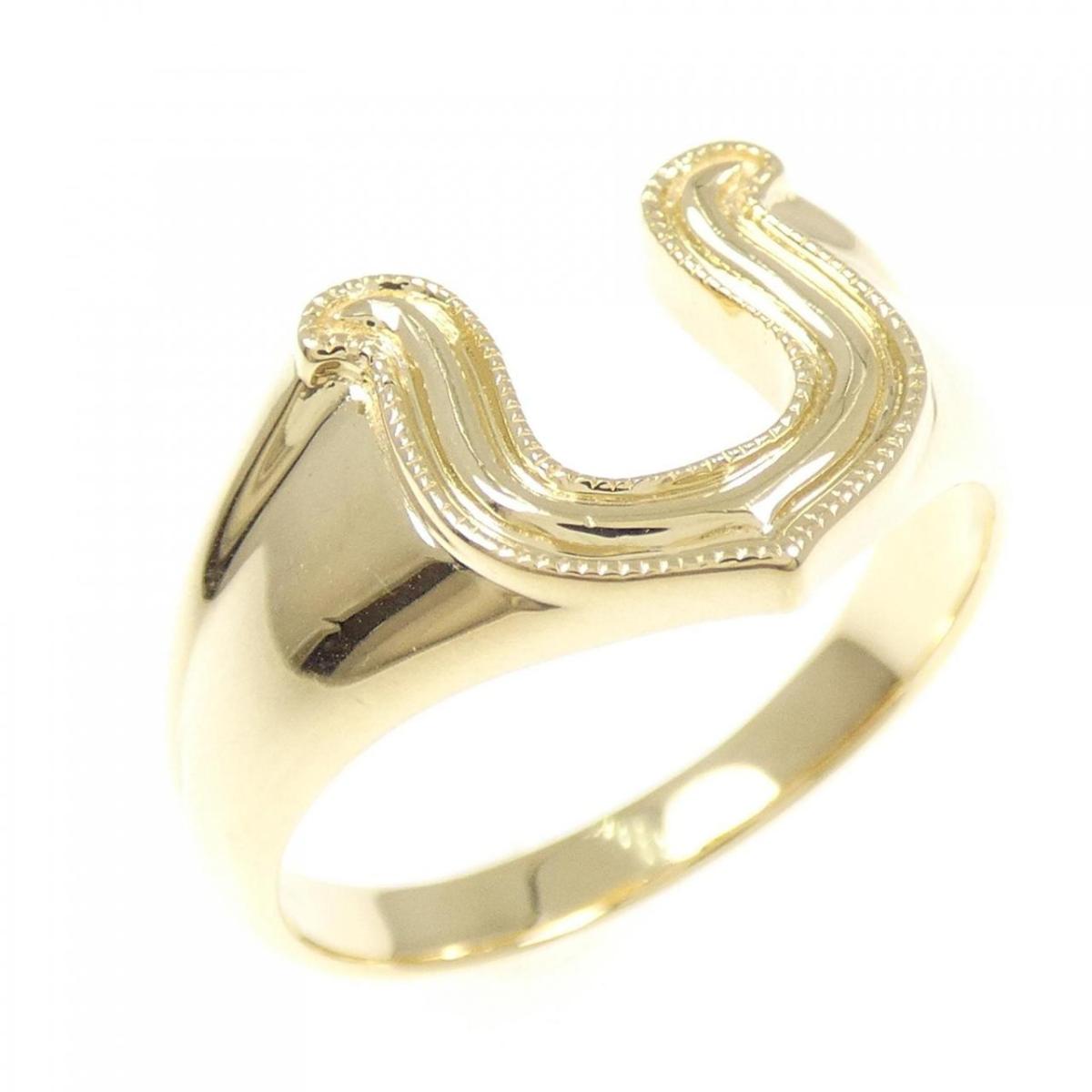 楽天市場】ホース リング 指輪 ペガサスモチーフ 馬 11.5号 K18YG