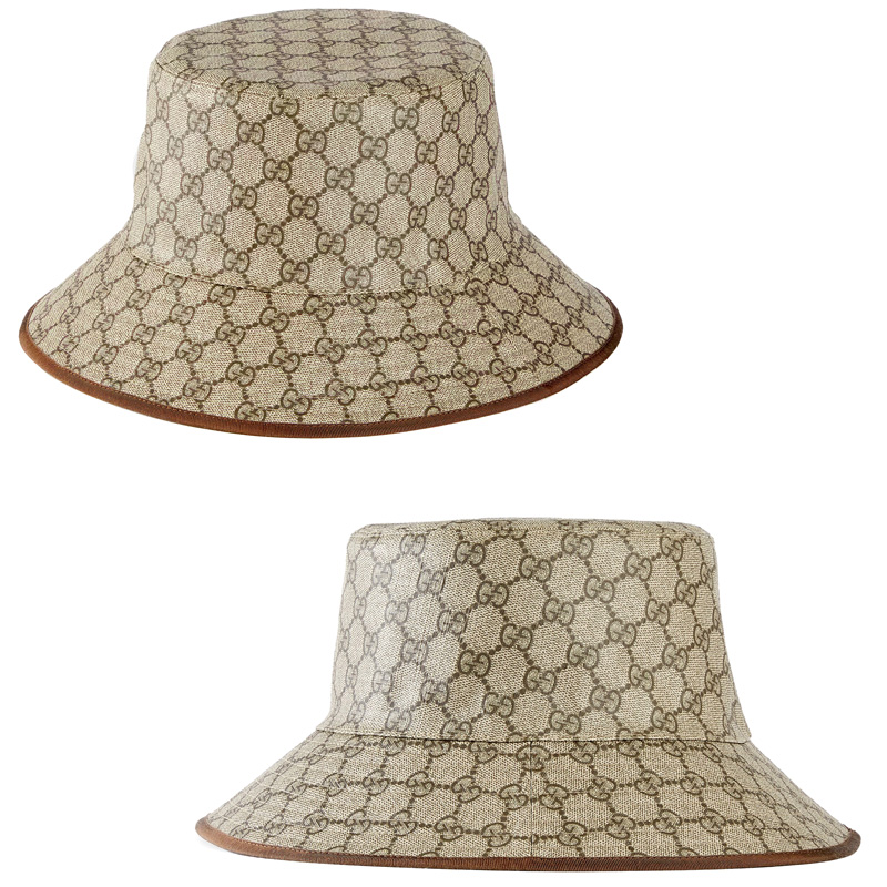 楽天市場】GUCCI グッチ 帽子GGキャンバスバケットハットダブルG