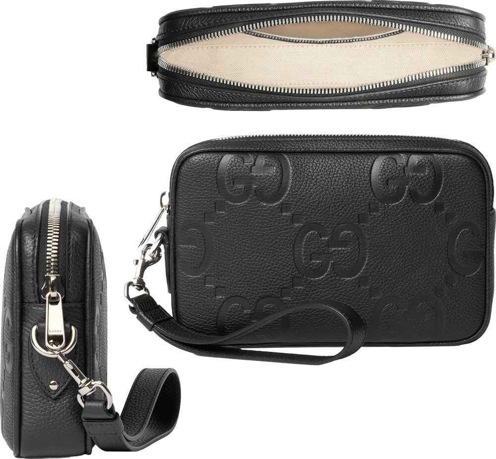 楽天市場】GUCCI グッチ セカンドバッグストラップ付きセカンドポーチ