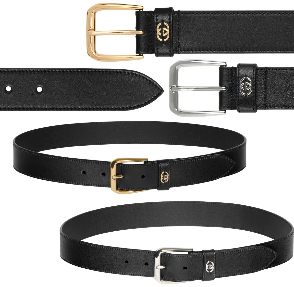 楽天市場】GUCCI グッチ メンズレザーベルトインターロッキングGロゴ