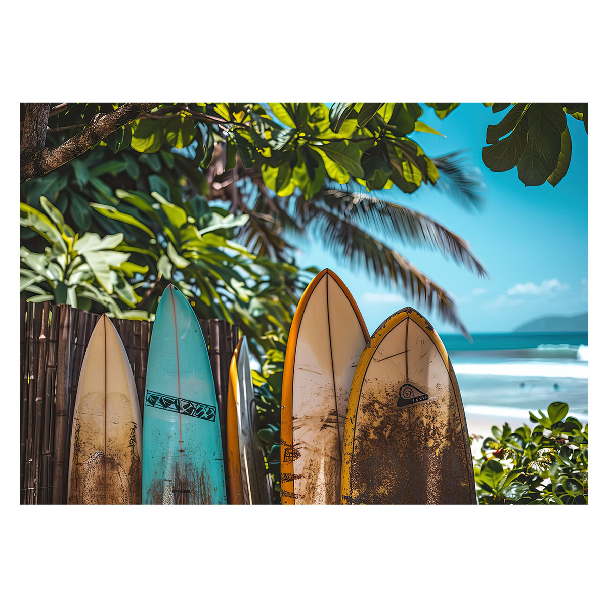 楽天市場】サーフボード サーフィン 海系 サーフ ポスター 用紙と