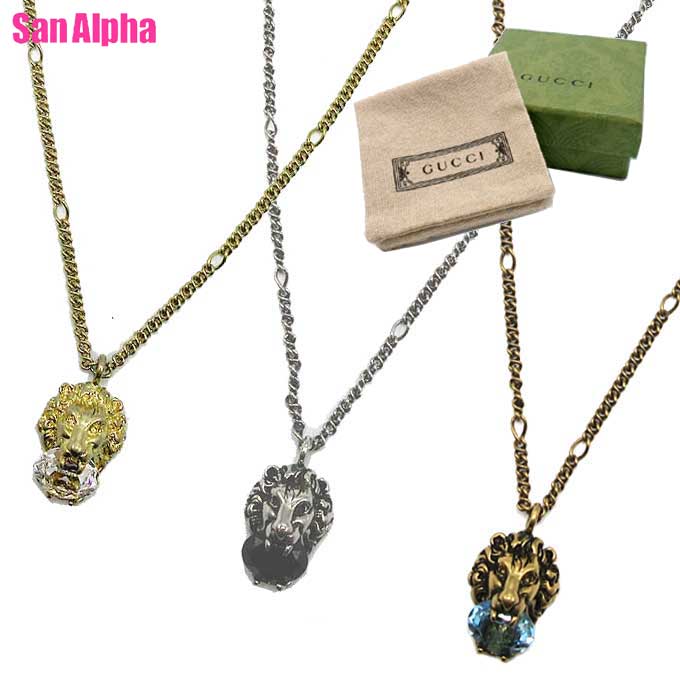 楽天市場】【美品】グッチ【GUCCI】ダブルG付き ライオンヘッド