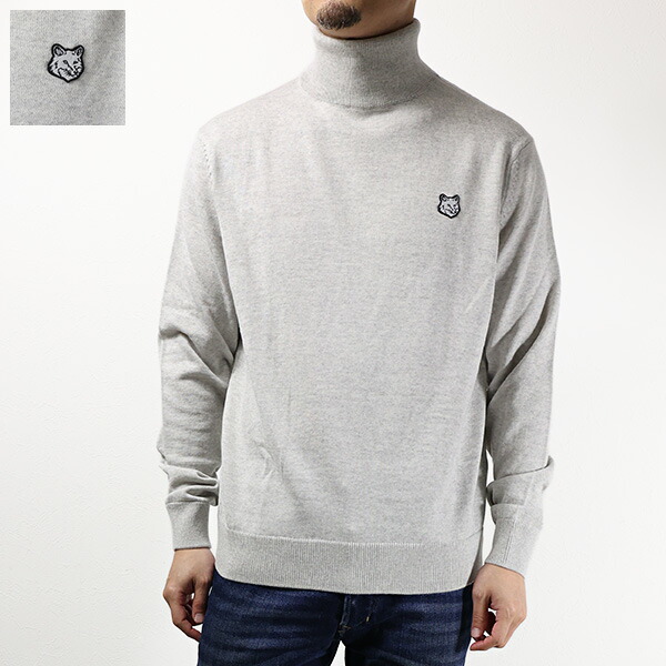 楽天市場】メゾンキツネ タートルネック セーター メンズ フォックス