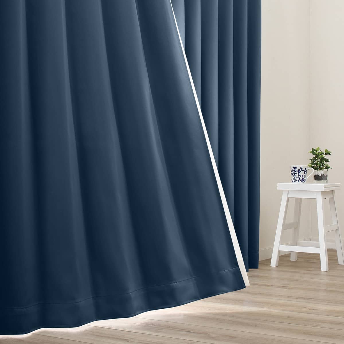 楽天市場】遮光1級・遮熱・防炎・156サイズ・44色カーテン ブルー（ABL