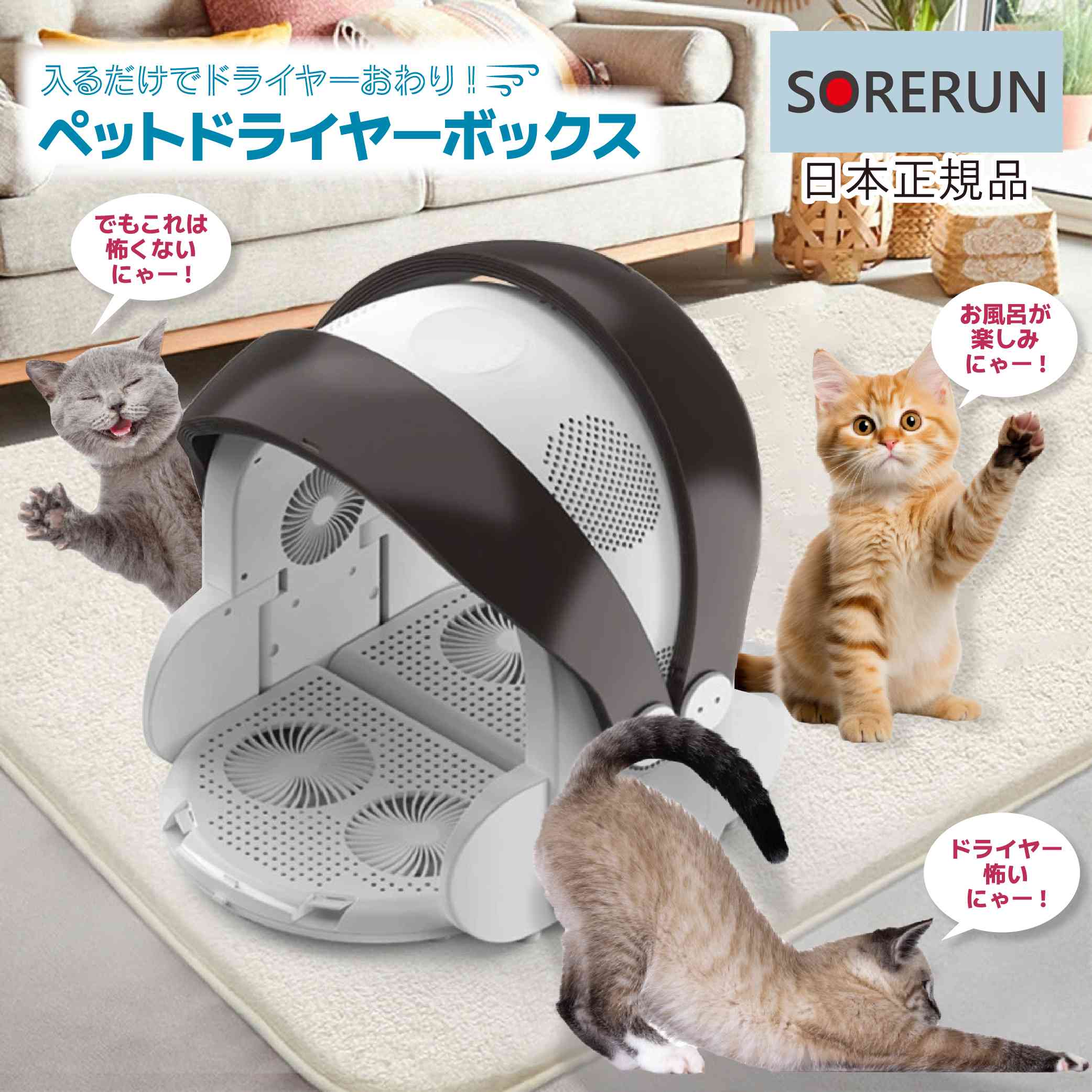 楽天市場】ペットヘアドライヤーボックス HG-400 : ドレミファソラ・ねこ