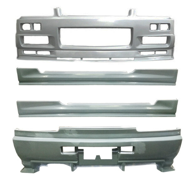 楽天市場】スカイライン R34 ER34 エアロセット ハーフ スポイラー 全