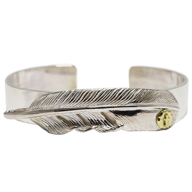 楽天市場】TADY&KING特大SVフェザー平打ちバングルK18ロングホーン